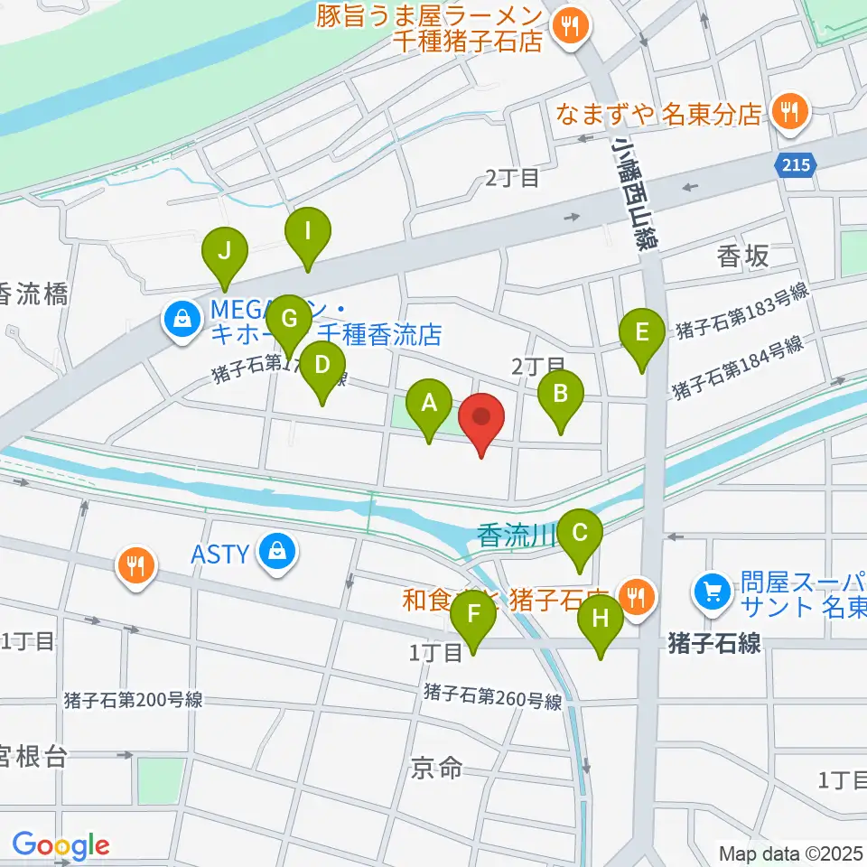 STUDIO SONGS周辺の駐車場・コインパーキング一覧地図