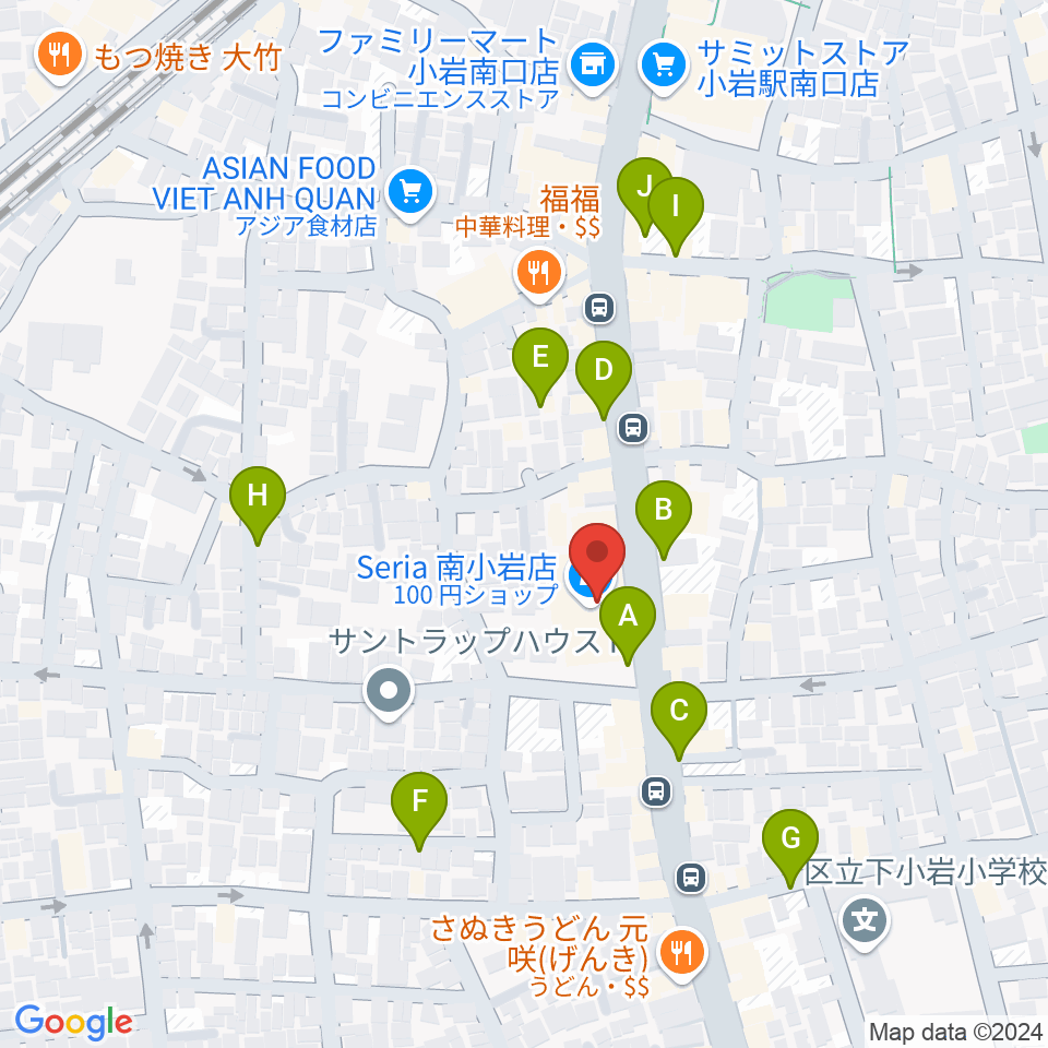 南小岩バッハザール周辺の駐車場・コインパーキング一覧地図