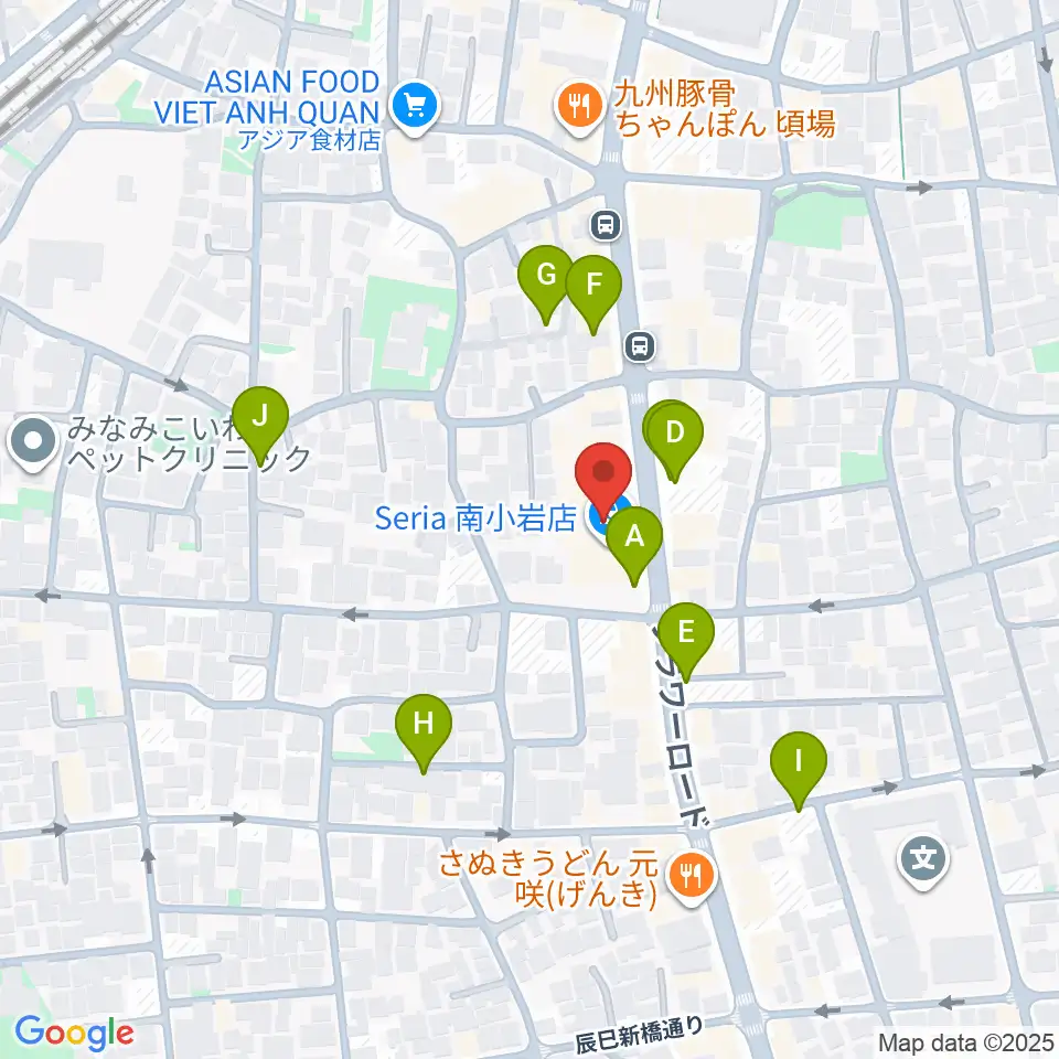 南小岩バッハザール周辺の駐車場・コインパーキング一覧地図