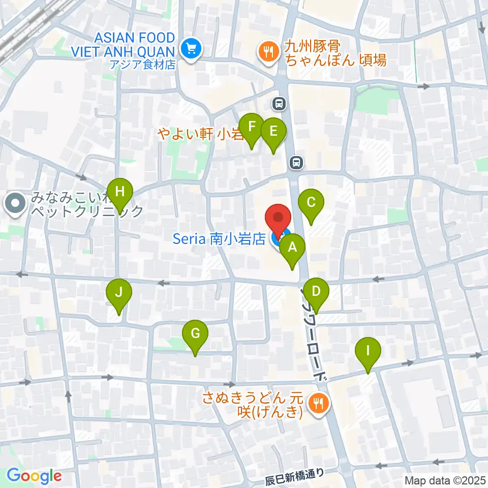 南小岩バッハザール周辺の駐車場・コインパーキング一覧地図