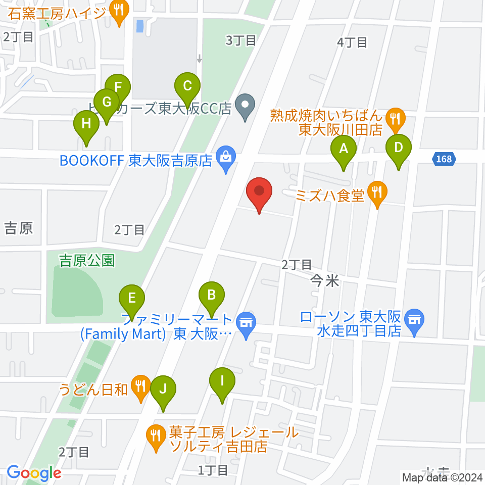 スタジオDMP周辺の駐車場・コインパーキング一覧地図