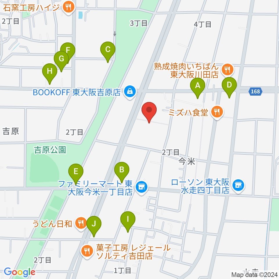 スタジオDMP周辺の駐車場・コインパーキング一覧地図