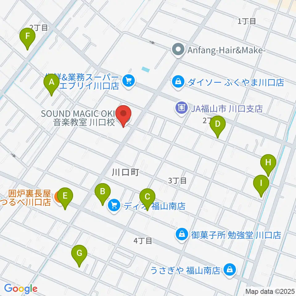 SOUND MAGIC OKI周辺の駐車場・コインパーキング一覧地図