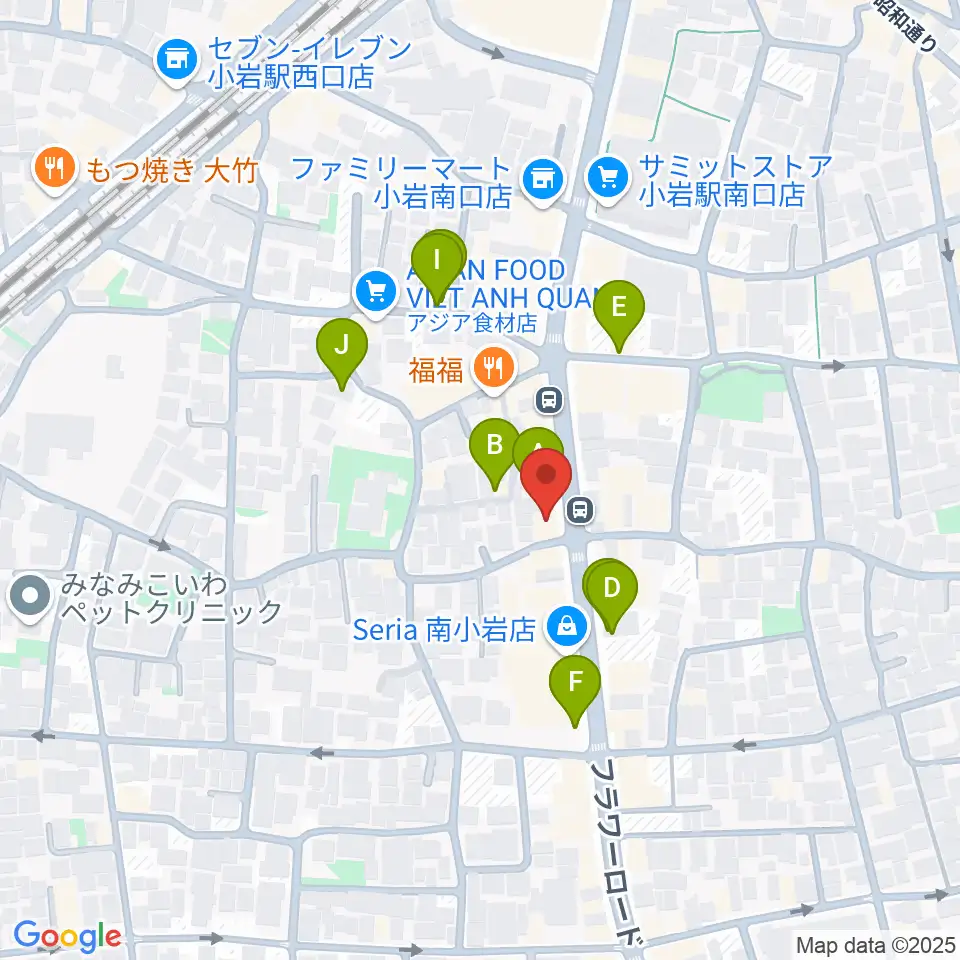 メイト音楽学院周辺の駐車場・コインパーキング一覧地図