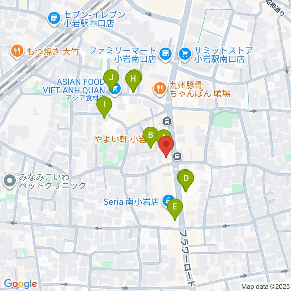 メイト音楽学院周辺の駐車場・コインパーキング一覧地図