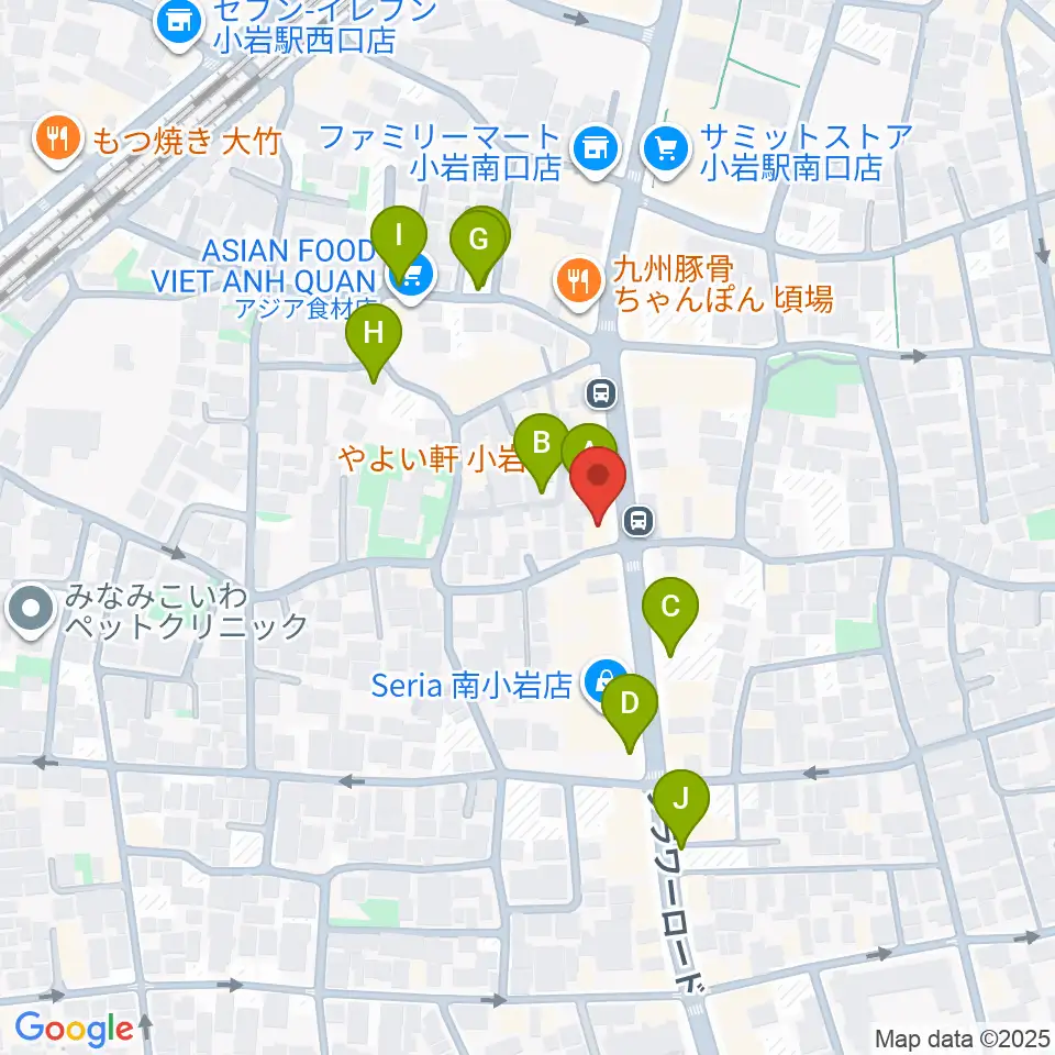 メイト音楽学院周辺の駐車場・コインパーキング一覧地図