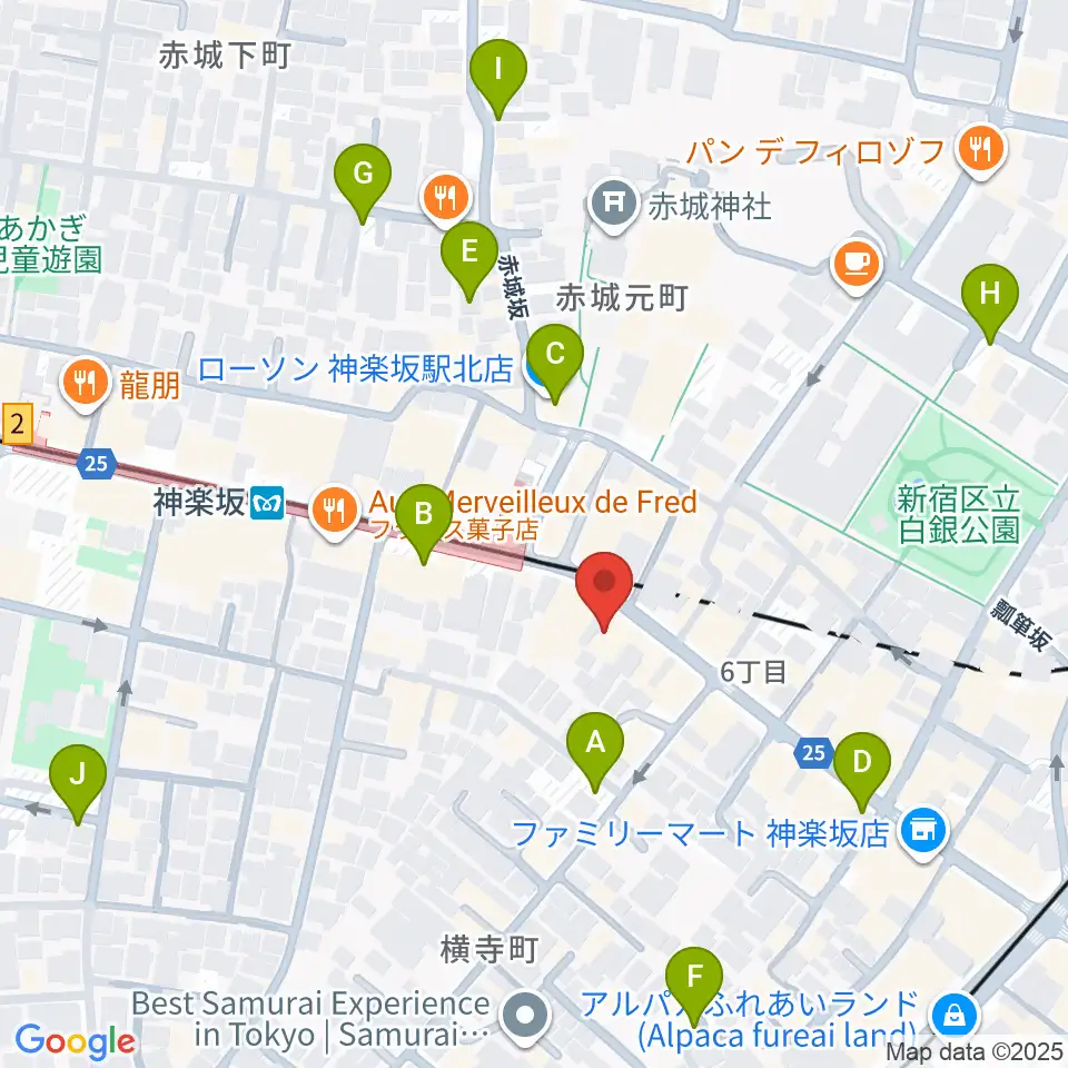 神楽音周辺の駐車場・コインパーキング一覧地図