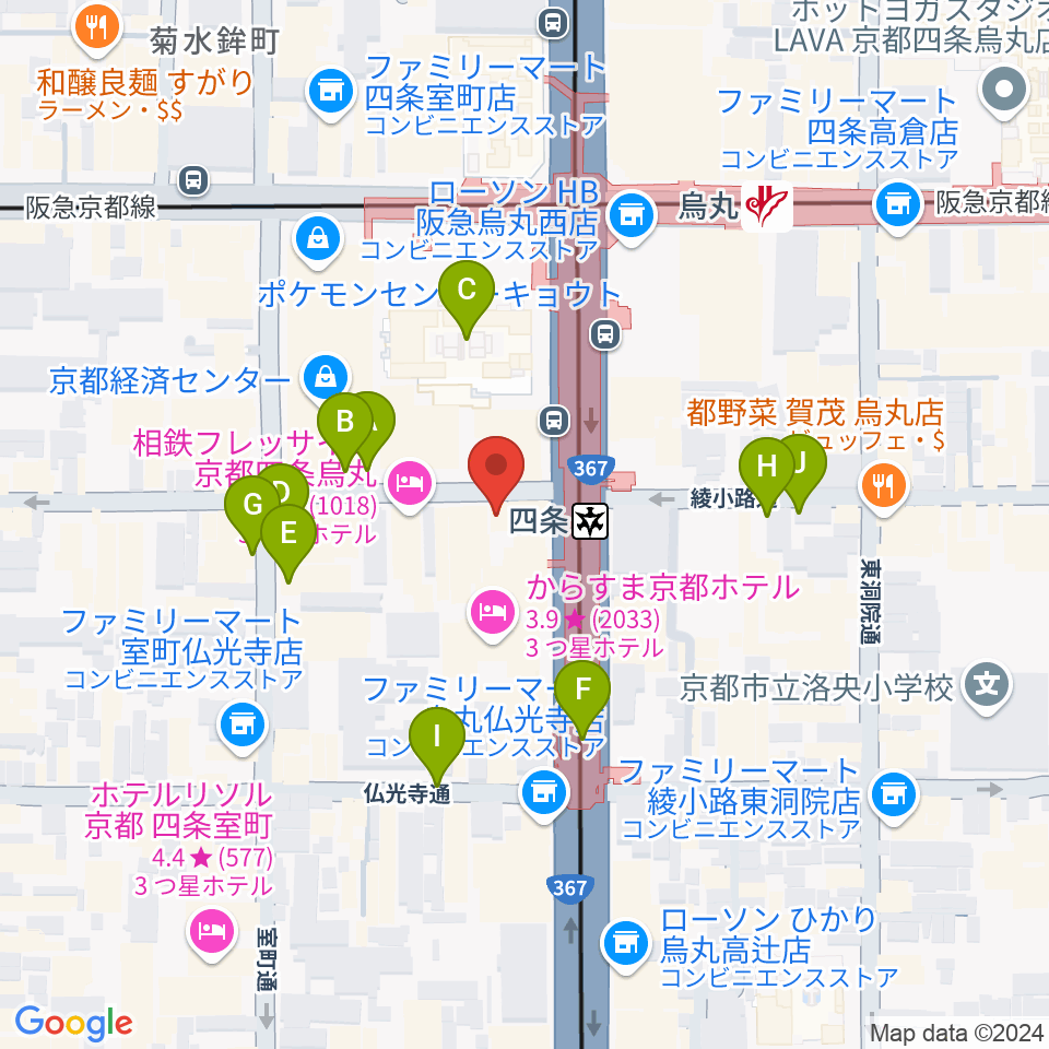 株式会社サロット周辺の駐車場・コインパーキング一覧地図