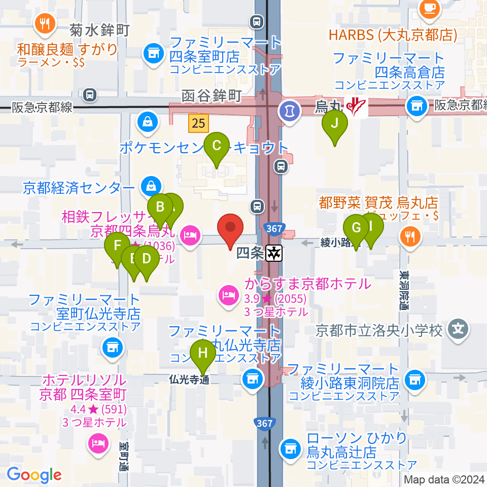 株式会社サロット周辺の駐車場・コインパーキング一覧地図