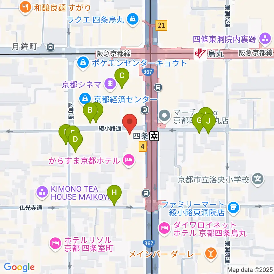 株式会社サロット周辺の駐車場・コインパーキング一覧地図