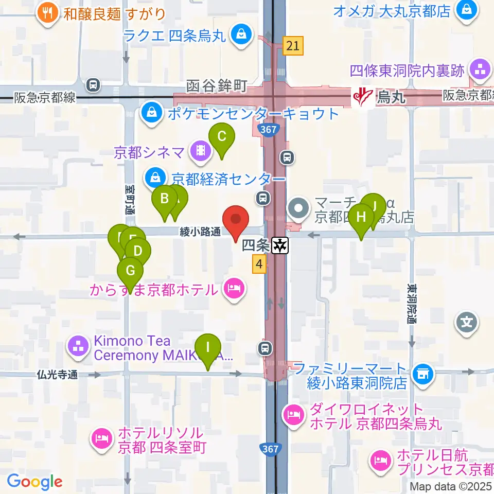 株式会社サロット周辺の駐車場・コインパーキング一覧地図