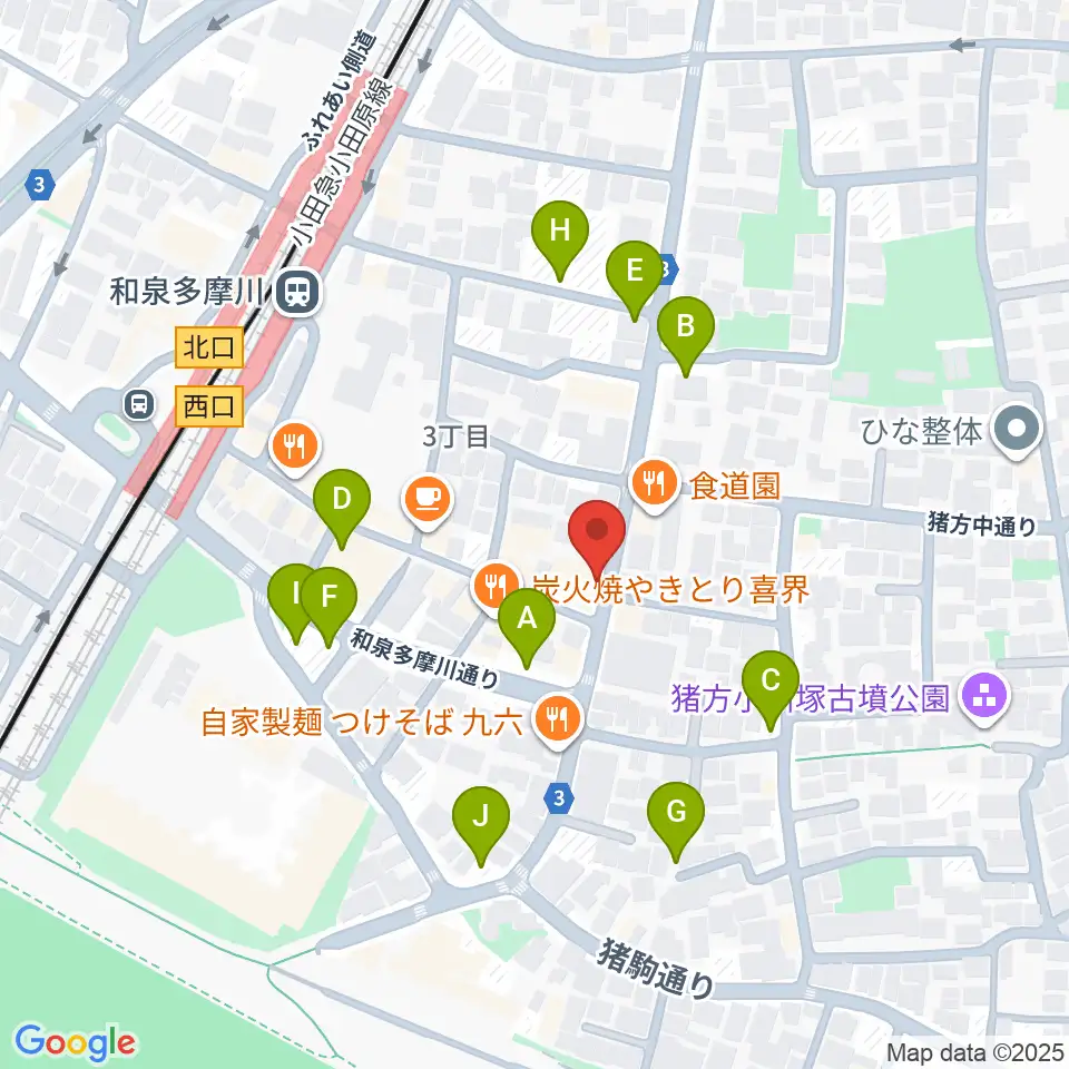 アイスタジオ周辺の駐車場・コインパーキング一覧地図