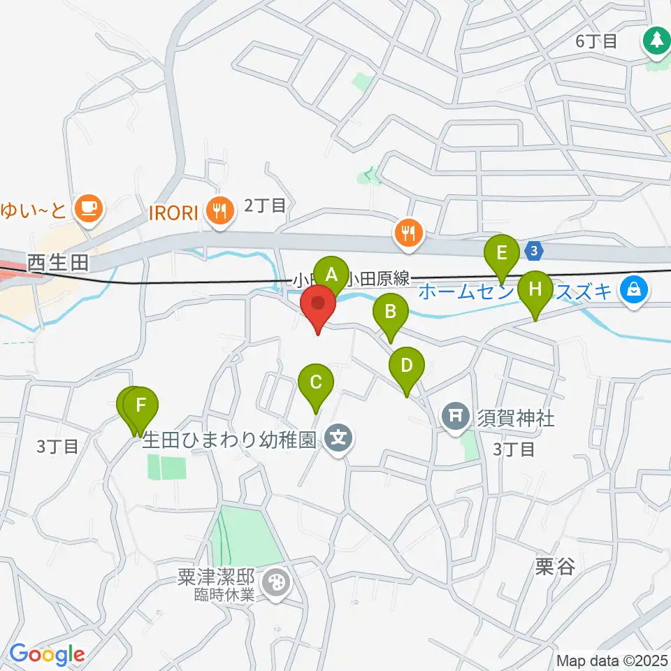 さわの Guitar Lab.周辺の駐車場・コインパーキング一覧地図