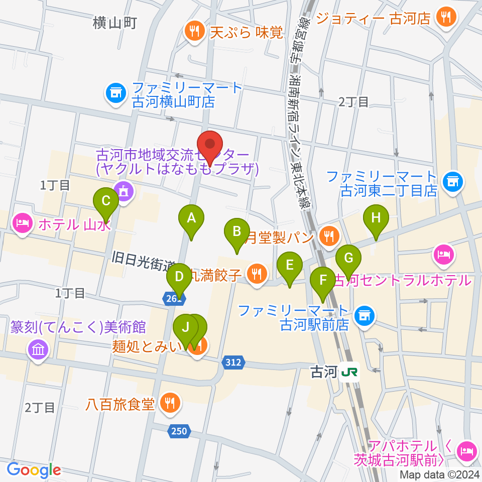 カフェアップス周辺の駐車場・コインパーキング一覧地図