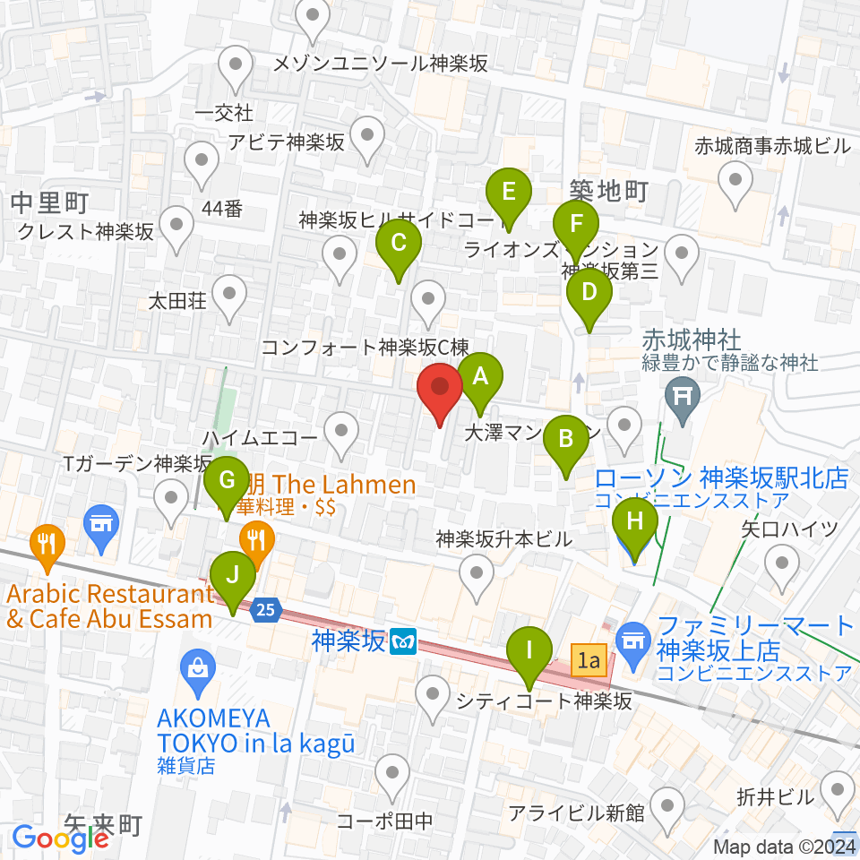 大洋レコード周辺の駐車場・コインパーキング一覧地図