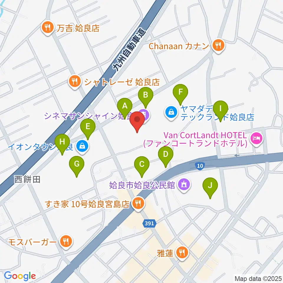 あいらびゅーFM周辺の駐車場・コインパーキング一覧地図