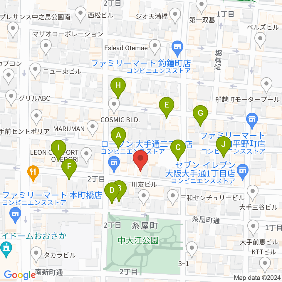 ラ カンパネラ周辺の駐車場・コインパーキング一覧地図