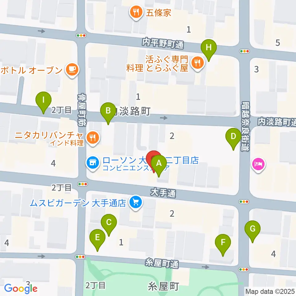 ラ カンパネラ周辺の駐車場・コインパーキング一覧地図