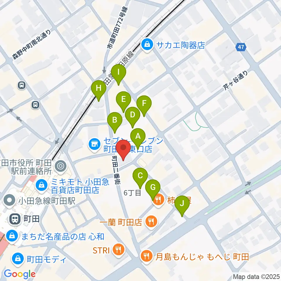 町田HERBIE周辺の駐車場・コインパーキング一覧地図