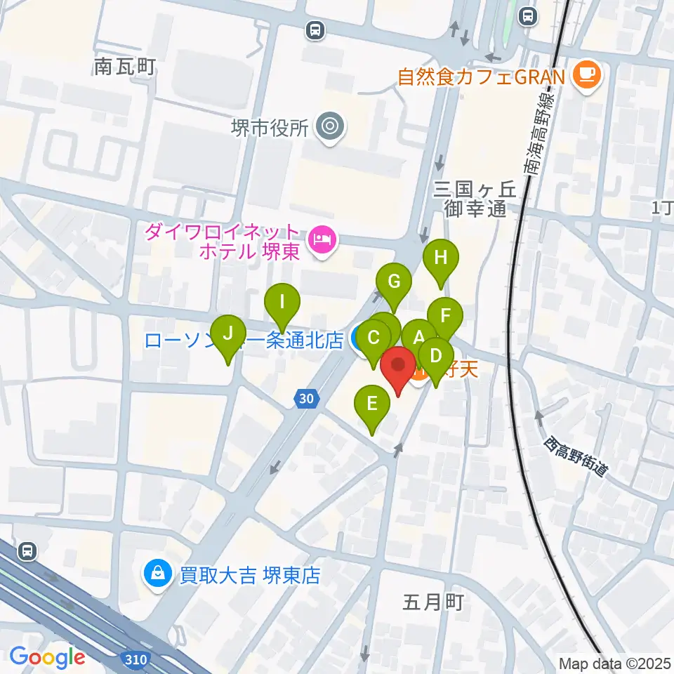 LaFlat Music School周辺の駐車場・コインパーキング一覧地図