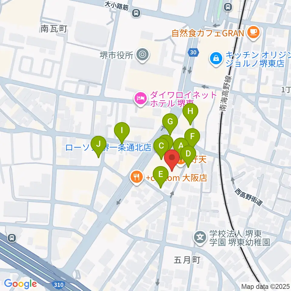 LaFlat Music School周辺の駐車場・コインパーキング一覧地図