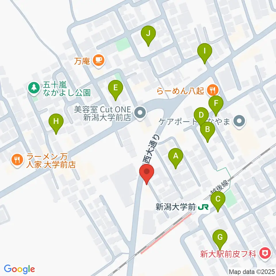 スタジオアップル周辺の駐車場・コインパーキング一覧地図