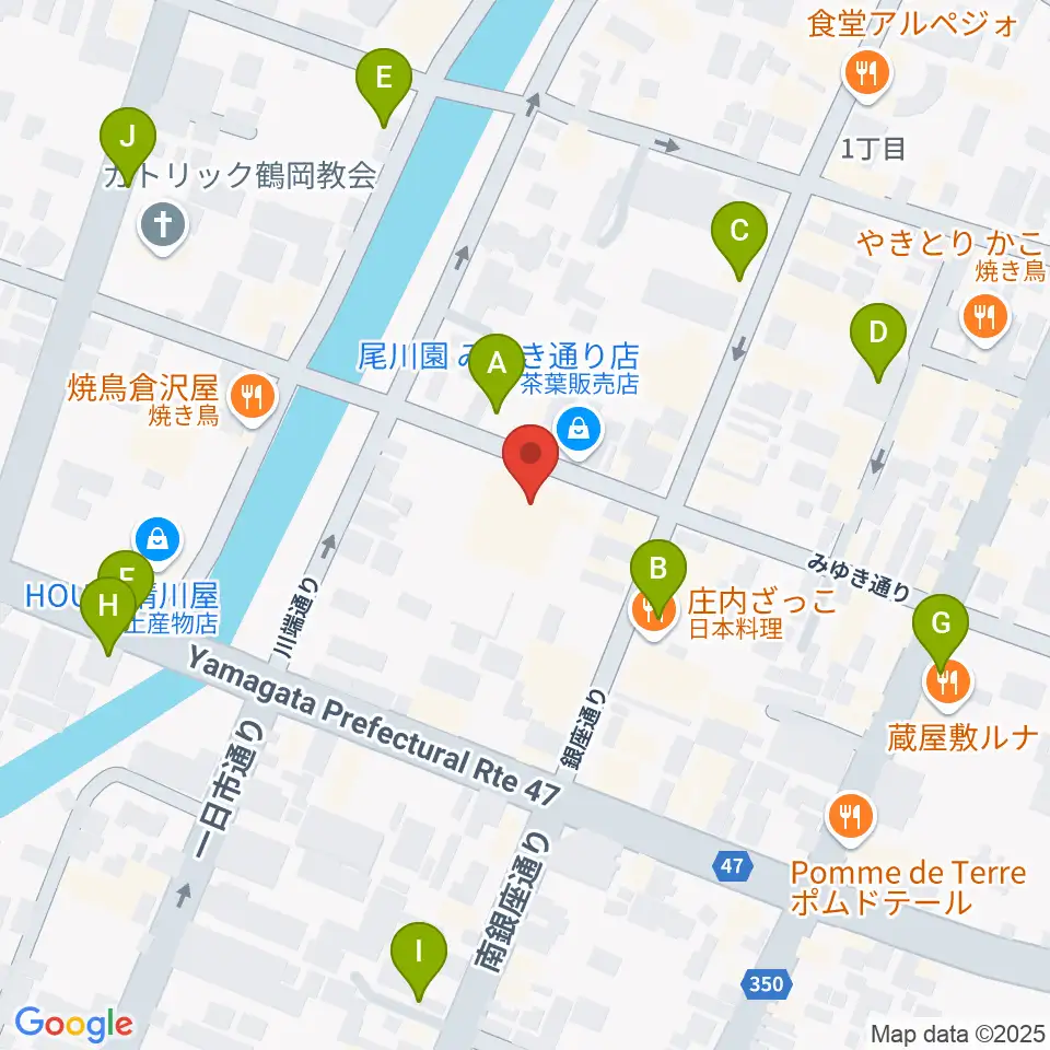 荘銀本店ホール周辺の駐車場・コインパーキング一覧地図