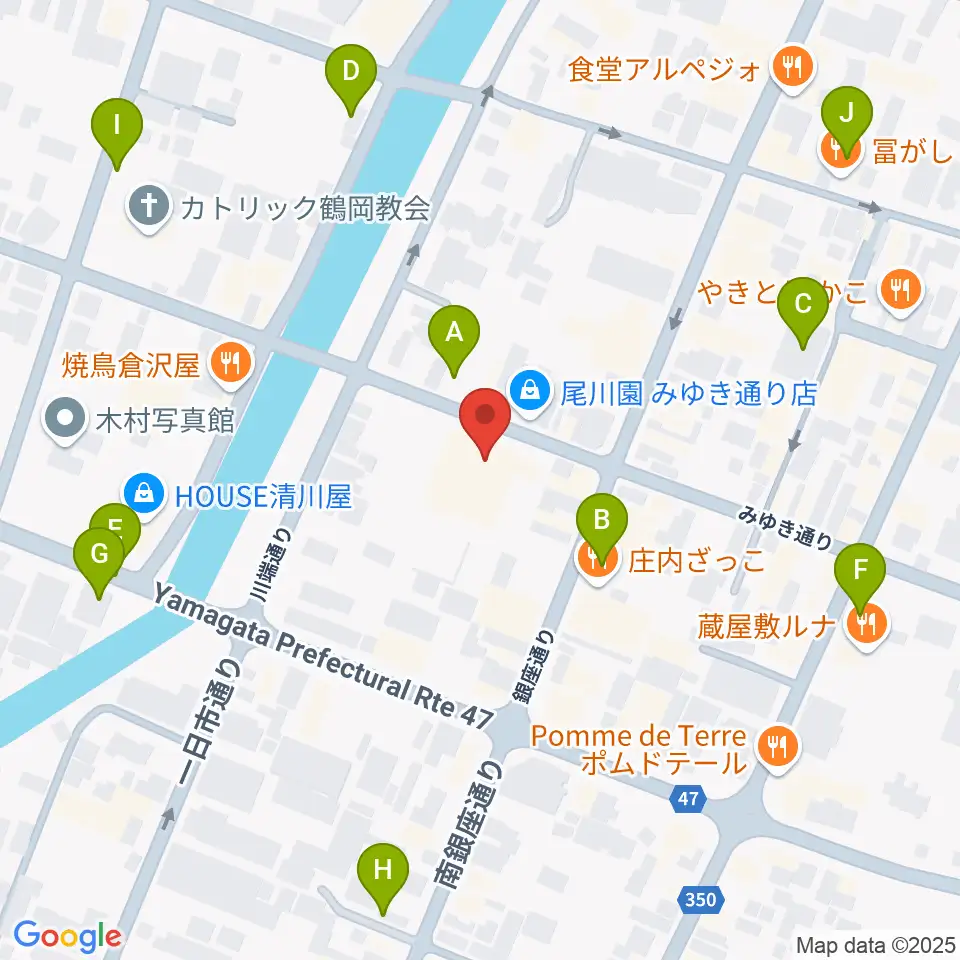 荘銀本店ホール周辺の駐車場・コインパーキング一覧地図