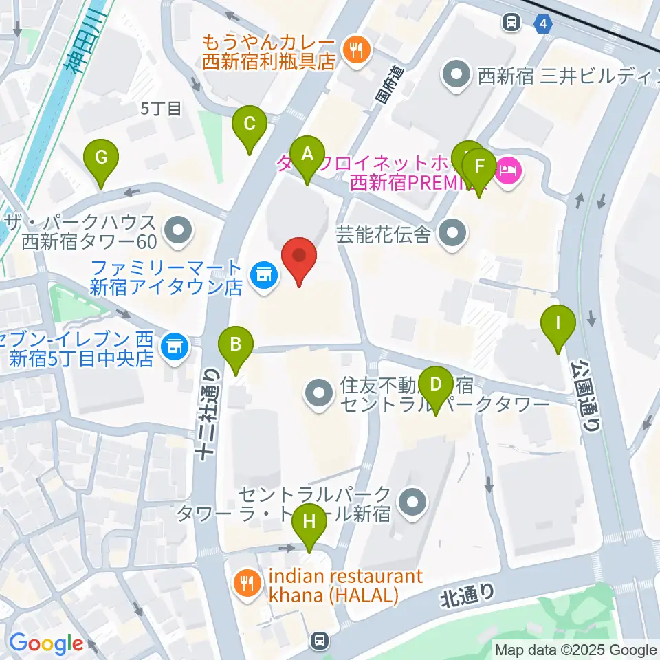 ガルバホール周辺の駐車場・コインパーキング一覧地図