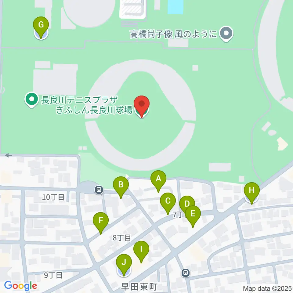 ぎふしん長良川球場周辺の駐車場・コインパーキング一覧地図