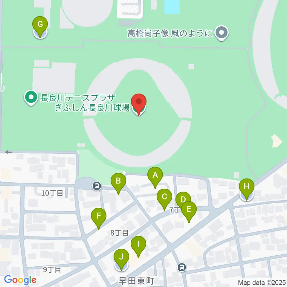 ぎふしん長良川球場周辺の駐車場・コインパーキング一覧地図