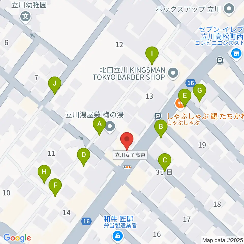 青江楽器ミュージック・イン・トム周辺の駐車場・コインパーキング一覧地図