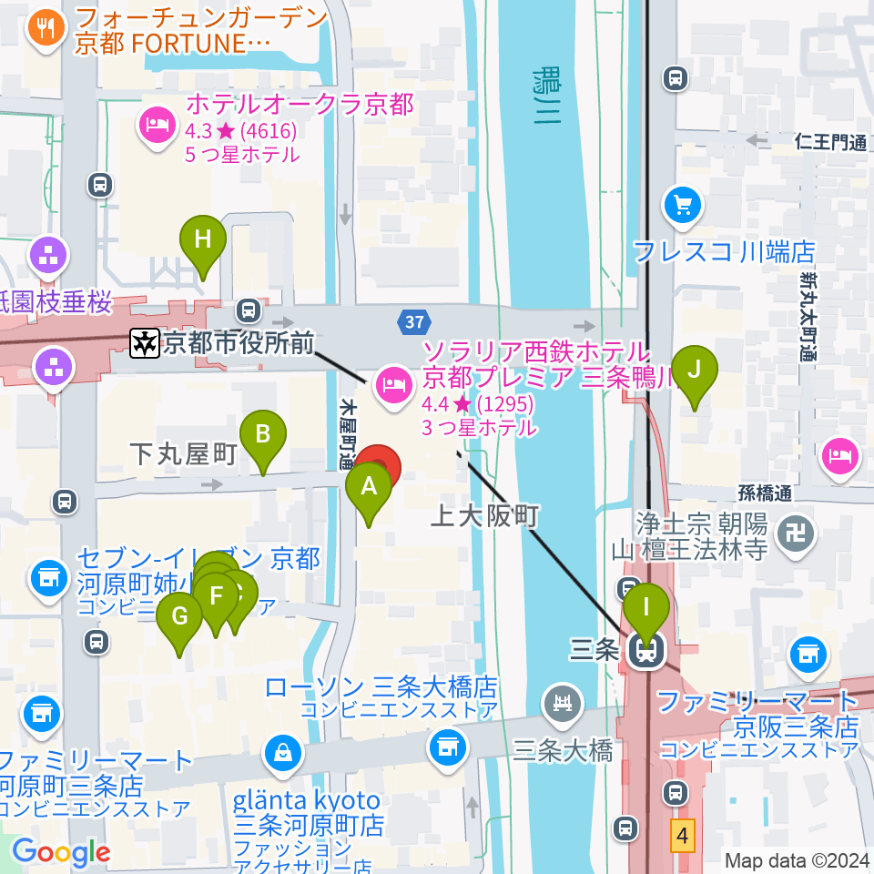 ライブスポットラグ周辺の駐車場・コインパーキング一覧地図