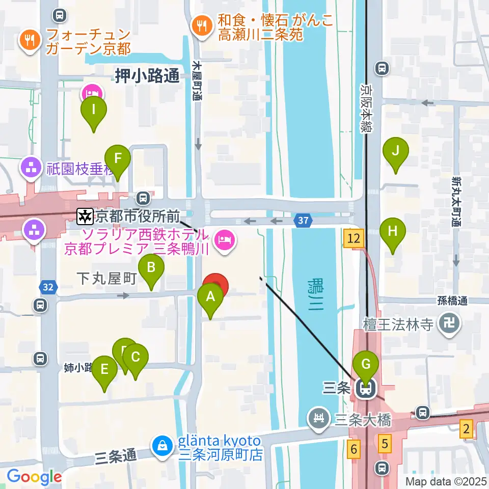 ライブスポットラグ周辺の駐車場・コインパーキング一覧地図