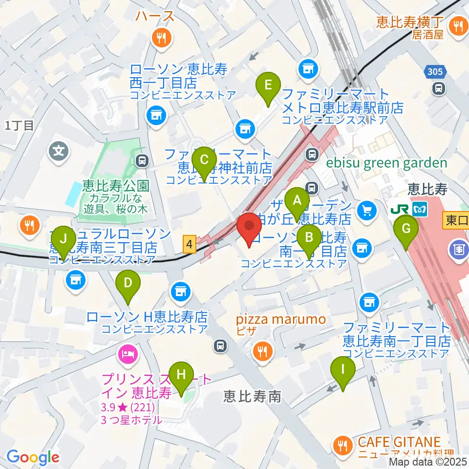 声の達人スタジオ周辺の駐車場・コインパーキング一覧地図