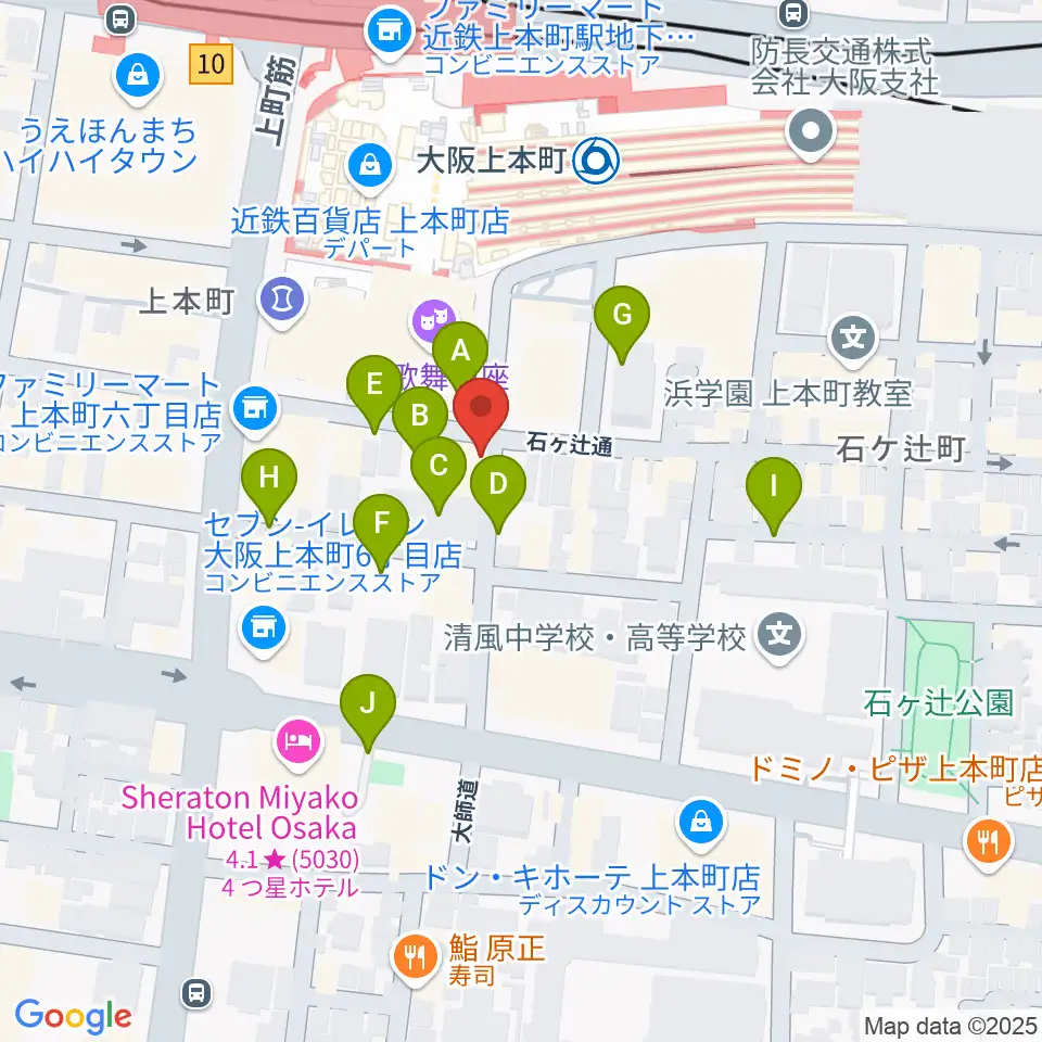 ラ・ロコマサロン周辺の駐車場・コインパーキング一覧地図