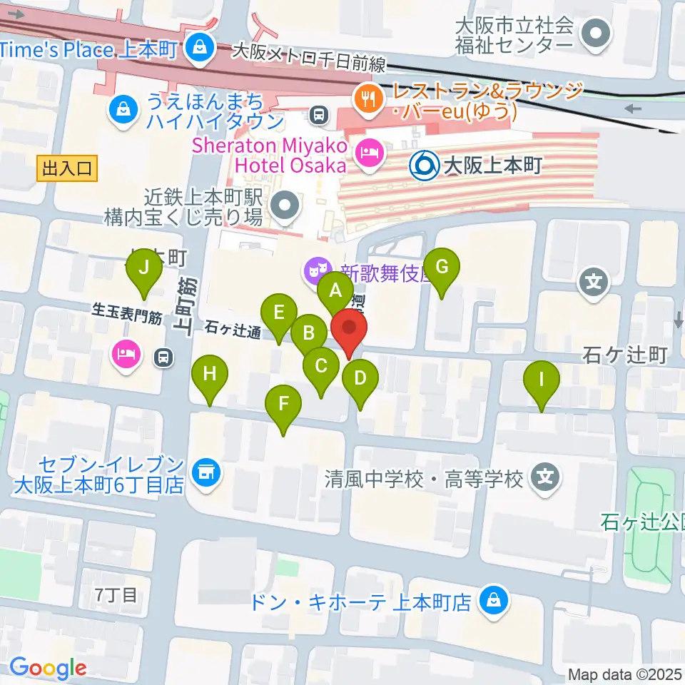 ラ・ロコマサロン周辺の駐車場・コインパーキング一覧地図