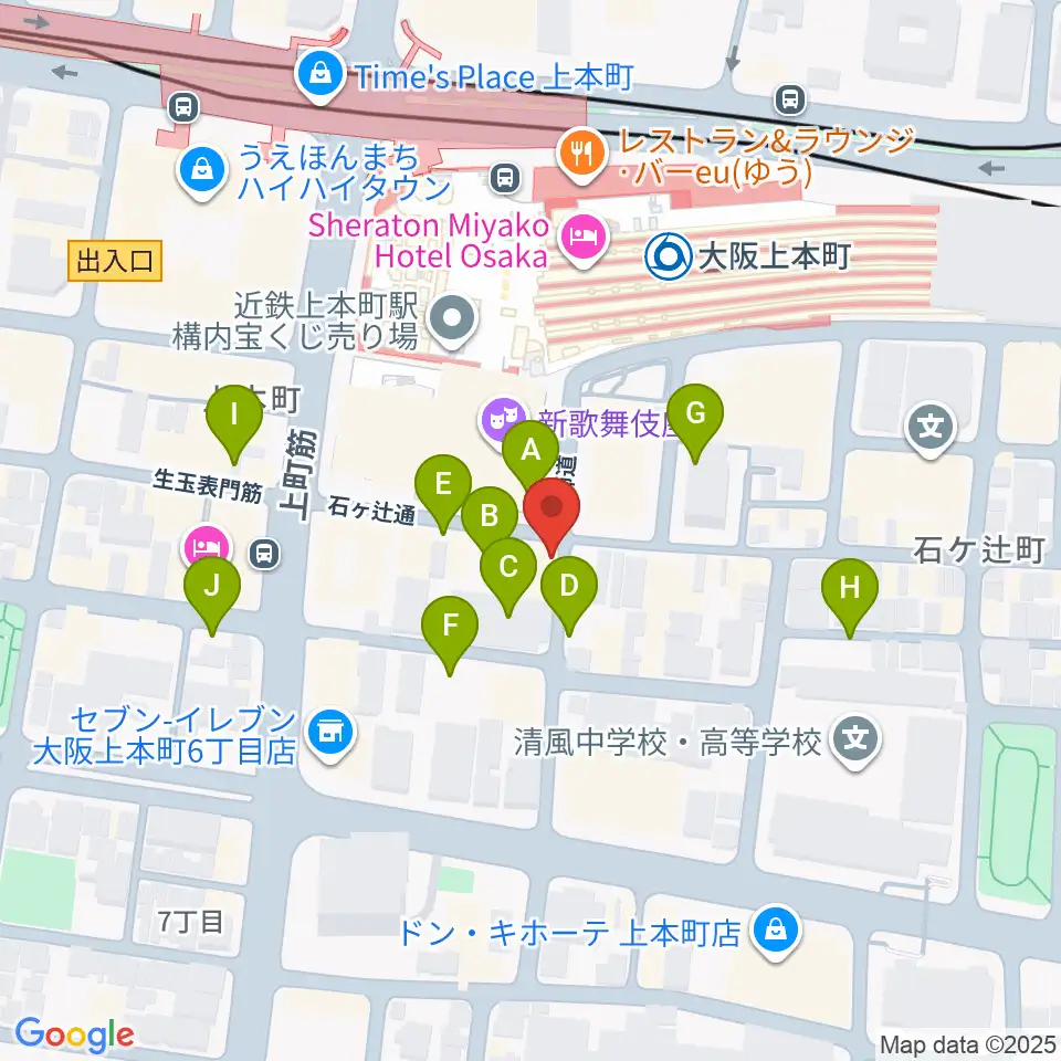 ラ・ロコマサロン周辺の駐車場・コインパーキング一覧地図