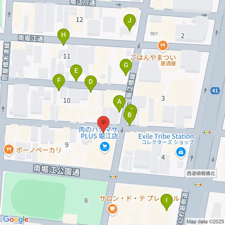 大倉ギター教室周辺の駐車場・コインパーキング一覧地図