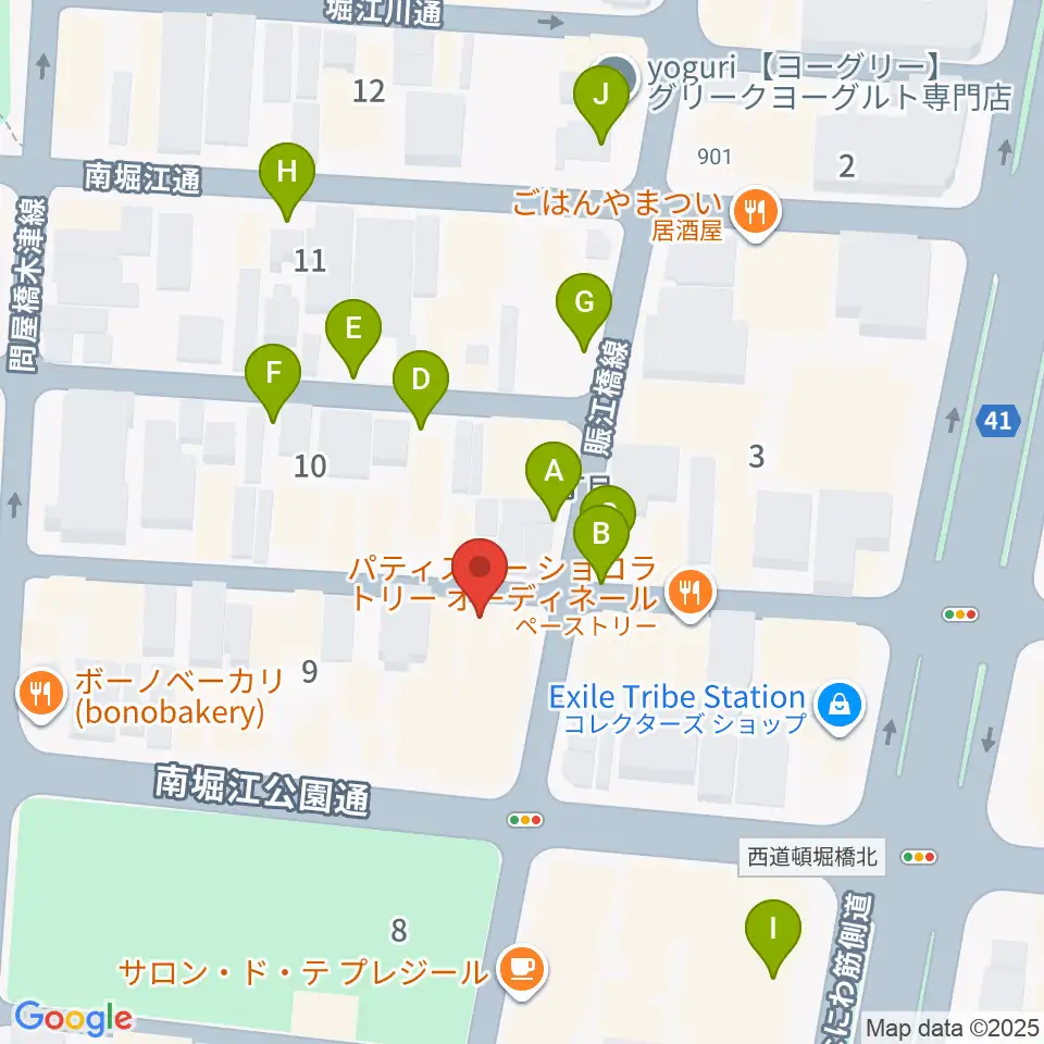 大倉ギター教室周辺の駐車場・コインパーキング一覧地図