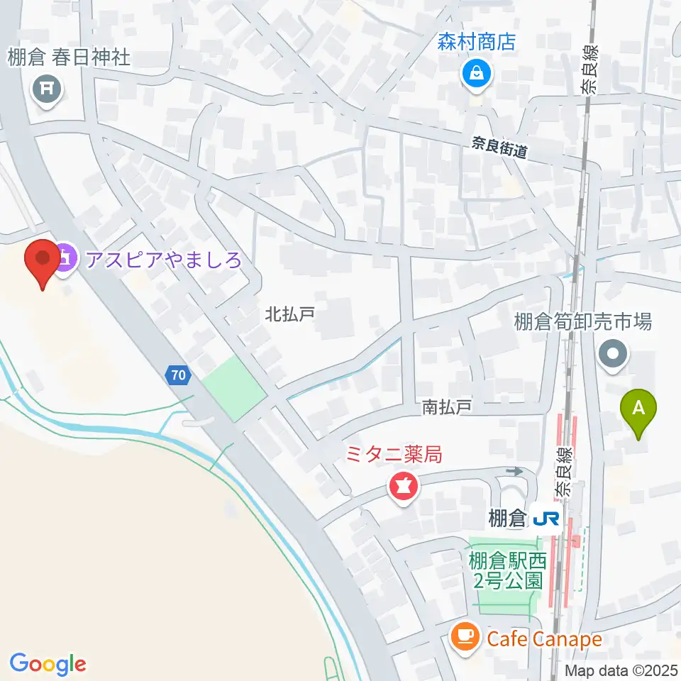 山城総合文化センター アスピアやましろ周辺の駐車場・コインパーキング一覧地図