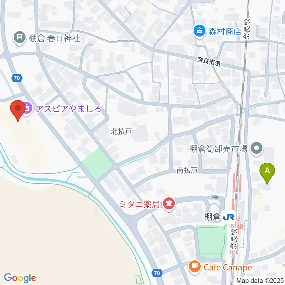 山城総合文化センター アスピアやましろ周辺の駐車場・コインパーキング一覧地図