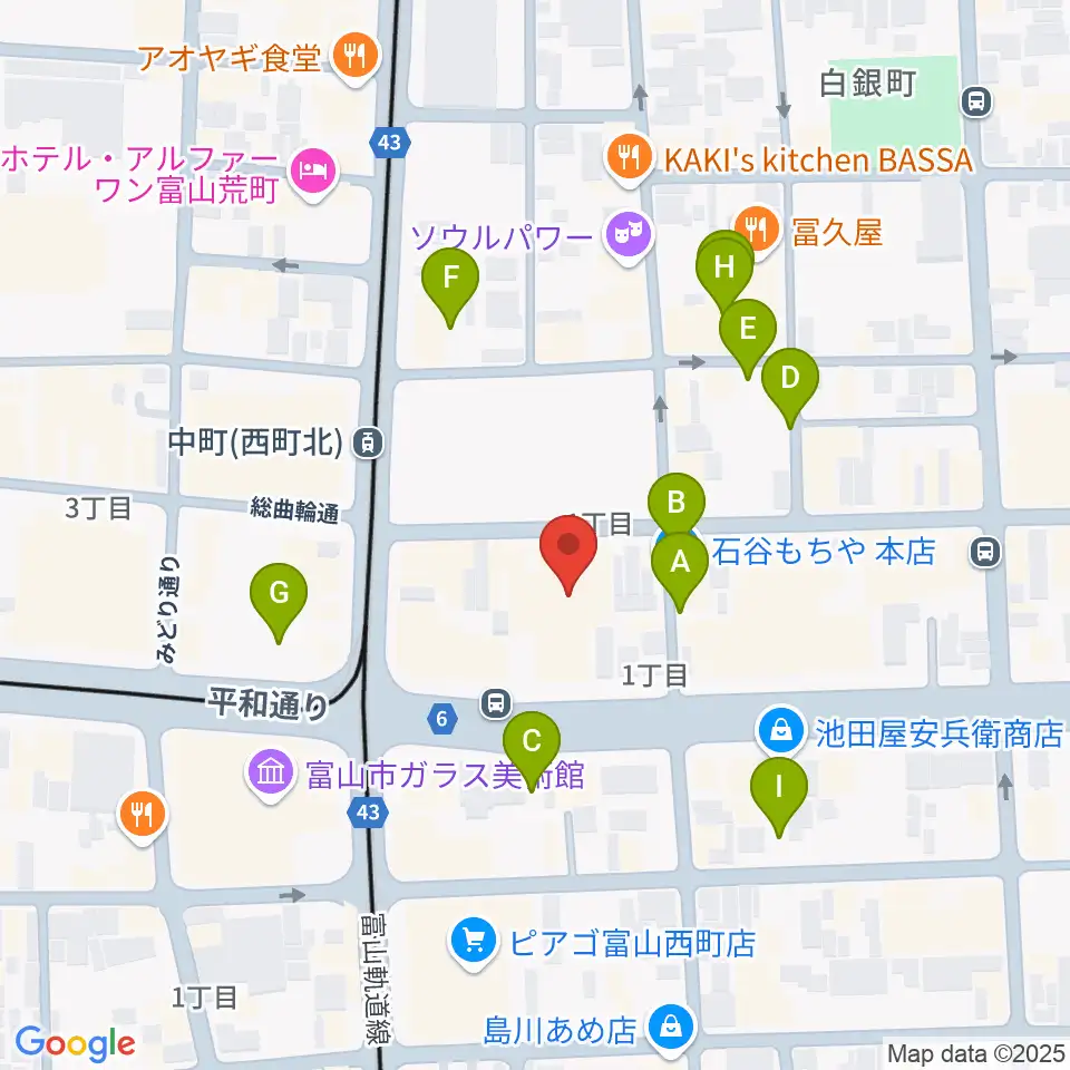 てるてる亭周辺の駐車場・コインパーキング一覧地図