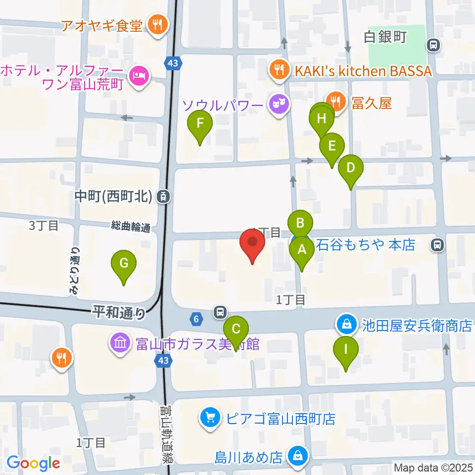 てるてる亭周辺の駐車場・コインパーキング一覧地図