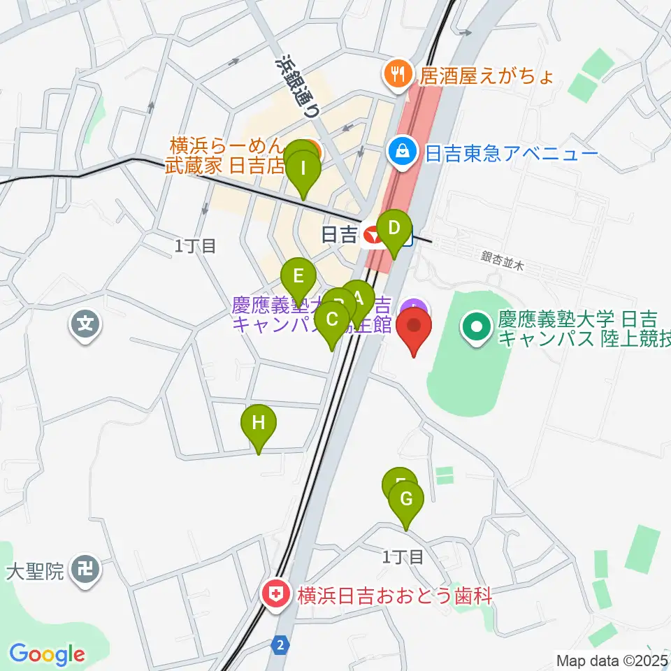 藤原洋記念ホール周辺の駐車場・コインパーキング一覧地図
