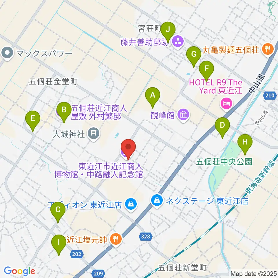 てんびんの里文化学習センター周辺の駐車場・コインパーキング一覧地図