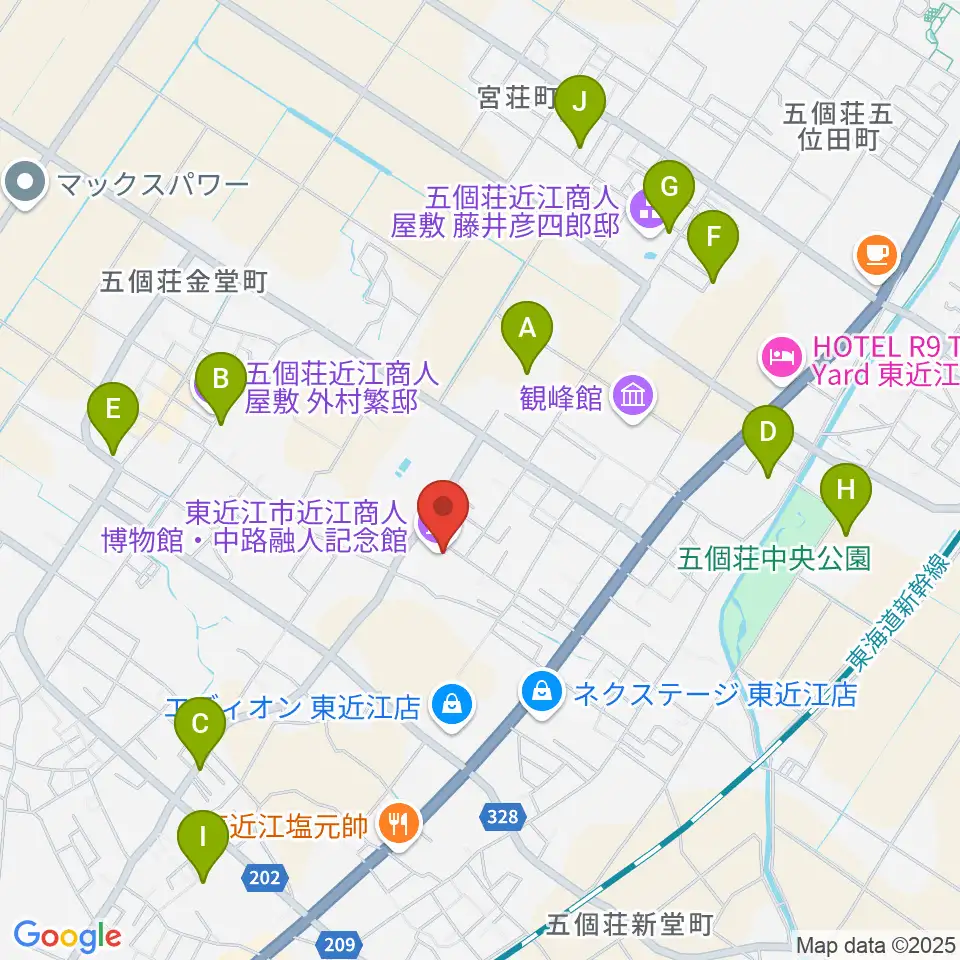てんびんの里文化学習センター周辺の駐車場・コインパーキング一覧地図
