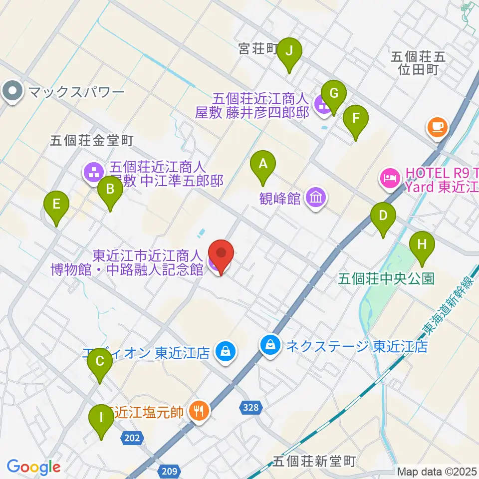 てんびんの里文化学習センター周辺の駐車場・コインパーキング一覧地図