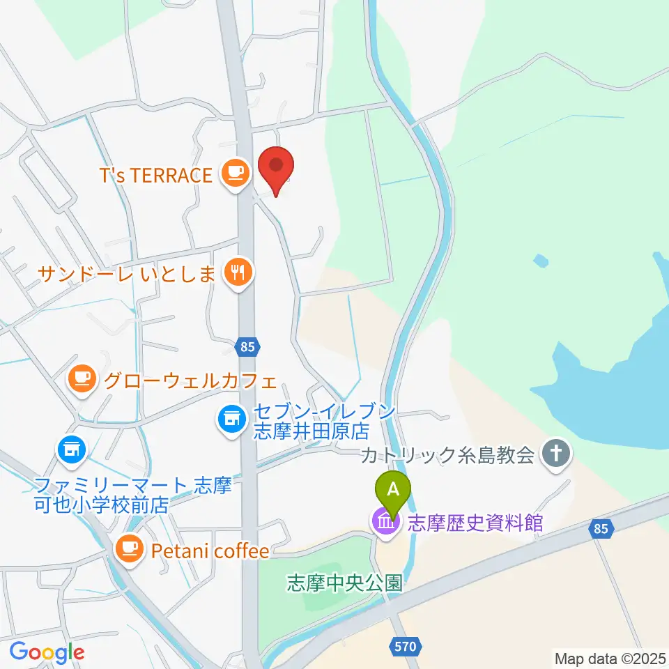 糸島けやきの杜周辺の駐車場・コインパーキング一覧地図