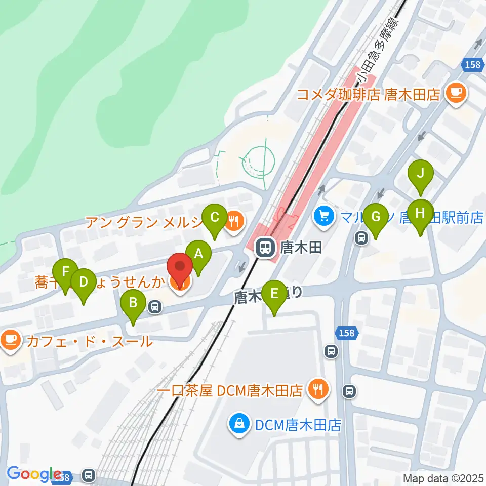 唐木田Cafe Way周辺の駐車場・コインパーキング一覧地図